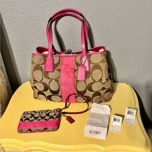 Coach Purse & Wristlet set